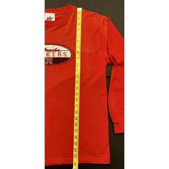 Vintage 90s University Of Nebraska Cornhuskers LS Men's T-Shirt - Picture 6 of 11